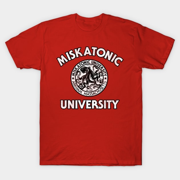 Miskatonic University Seal T-Shirt by darklordpug